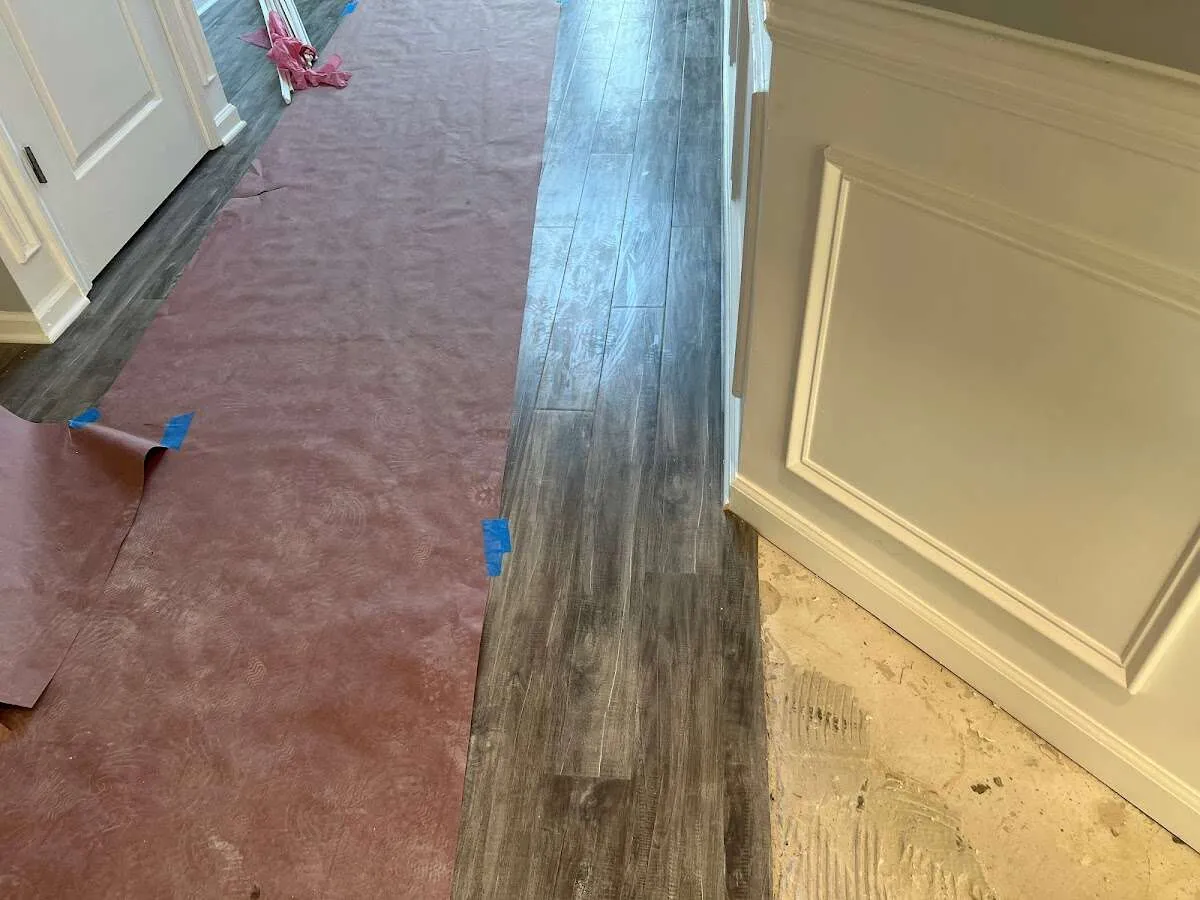 Completed marble shower restoration in Sheridan